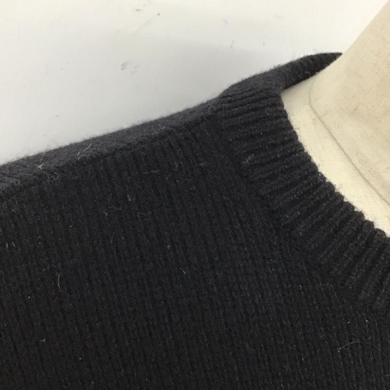 ペンドルトン PENDLETON ニット、セーター 長袖 M 無地 黒 / ブラック / メンズ USED 古着 中古 10124068