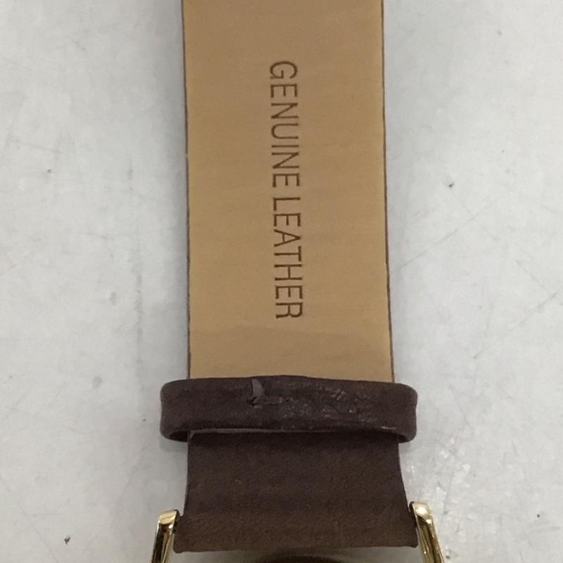 スカーゲン SKAGEN 腕時計 アナログ(クォーツ式) SKW6066 レザーベルト ロゴ、文字 茶 / ブラウン / メンズ USED 古着 中古 10134338