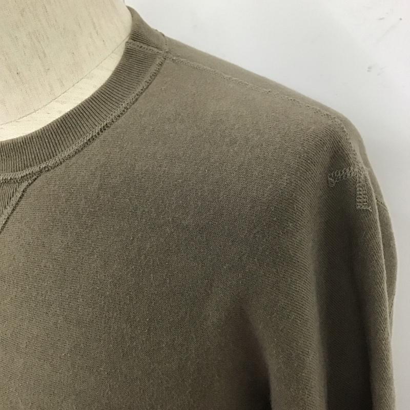 サイベーシックス SCYE BASICS トレーナー 長袖 5111-23502 ロゴワッペン 長袖スウェット トレーナー 40 ロゴ、文字 カーキ / カーキ / メンズ USED 古着 中古 10111639