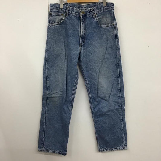 カーハート Carhartt パンツ デニム、ジーンズ テーパード 無地 青 / ブルー /  メンズ USED 古着 中古 10121381