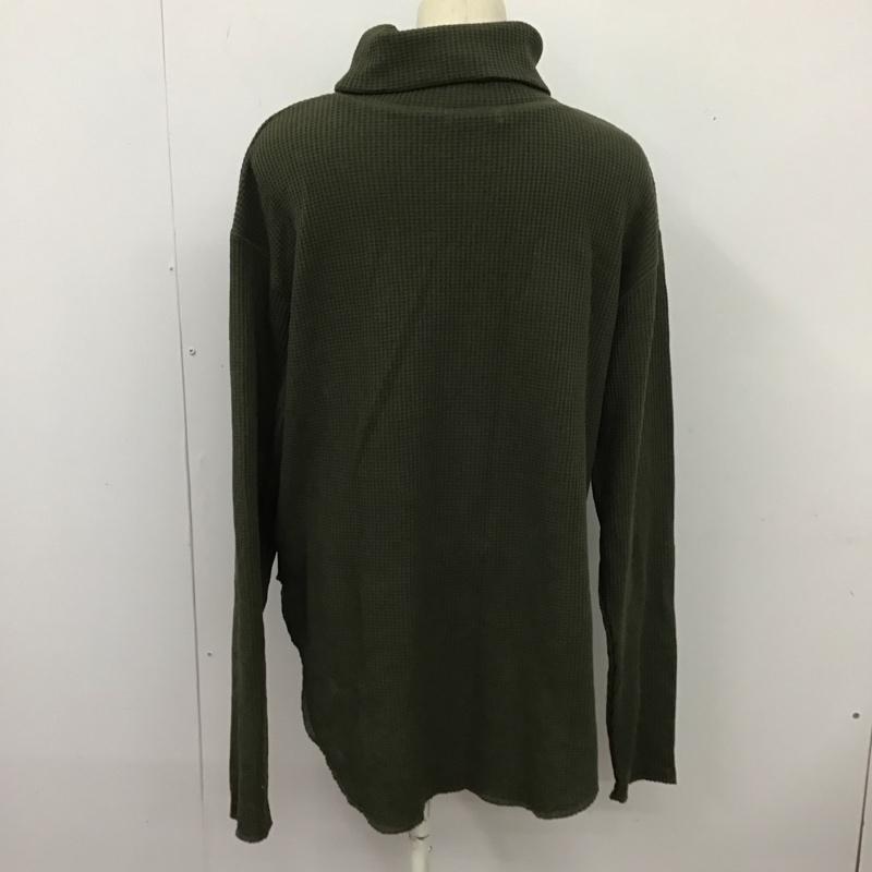 フリークスストア FREAK S STORE カットソー 長袖 長袖カットソー タートルネックカットソー ワッフル FREE 無地 カーキ / カーキ / レディース USED 古着 中古 10126940