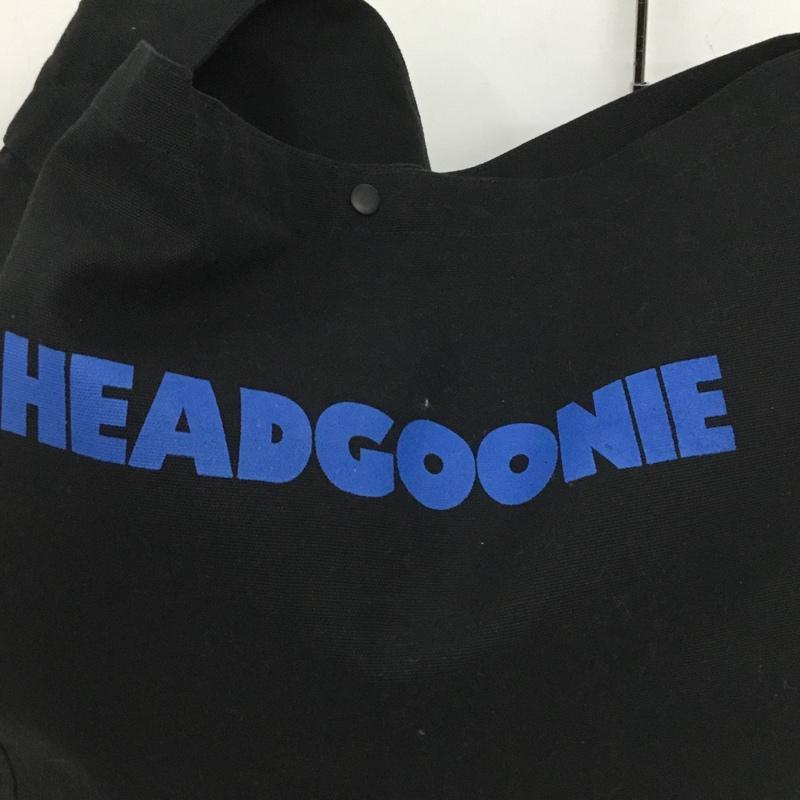 ヘッドグーニー HEADGOONIE ショルダーバッグ ショルダーバッグ キャンバス ロゴ、文字 黒 / ブラック / メンズ USED 古着 中古 10128849
