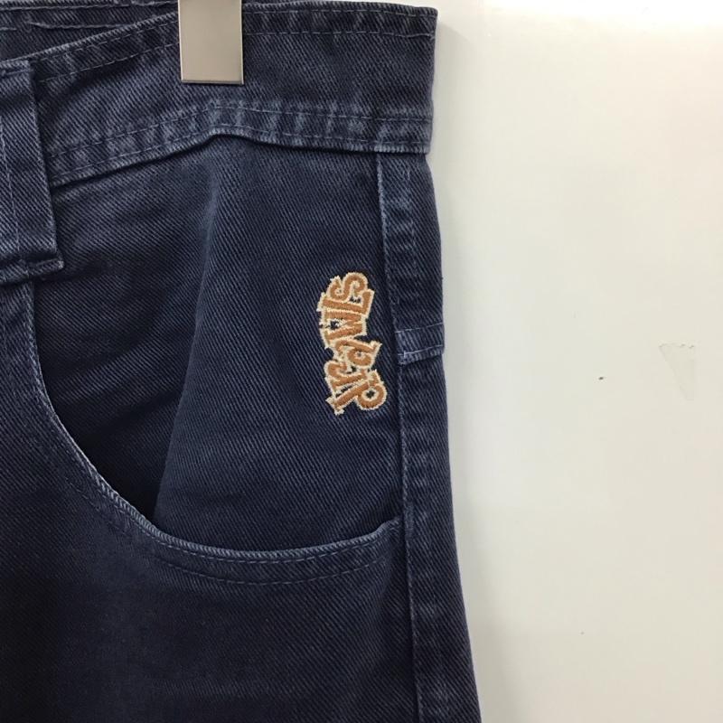 古着 USED パンツ デニム、ジーンズ ワイドパンツ カジュアルパンツ ワークパンツ デニムパンツ XL 無地 紺 / ネイビー / メンズ USED 古着 中古 10128783