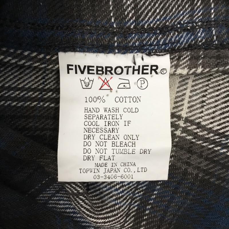 ファイブブラザー FIVE BROTHER シャツ、ブラウス 長袖 長袖シャツ カラーシャツ ポケットシャツ 長袖カットソー チェックシャツ S チェック マルチカラー / マルチカラー / メンズ USED 古着 中古 10121624