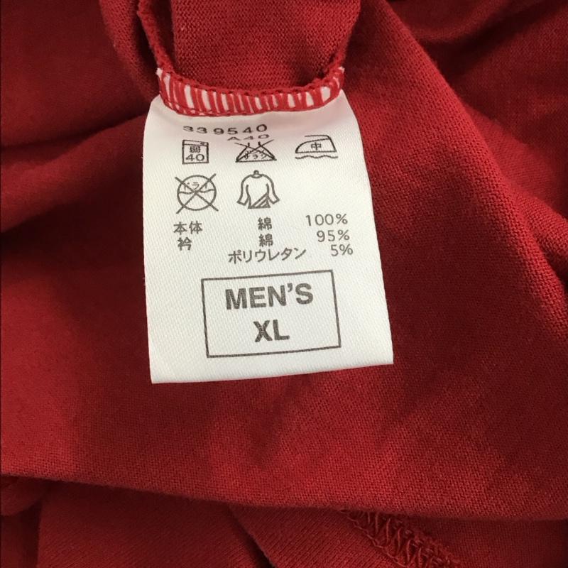 ナイキ NIKE Tシャツ 半袖 半袖カットソー プリントTシャツ クルーネックカットソー XL ロゴ、文字 えんじ / ワインレッド / メンズ USED 古着 中古 10130338