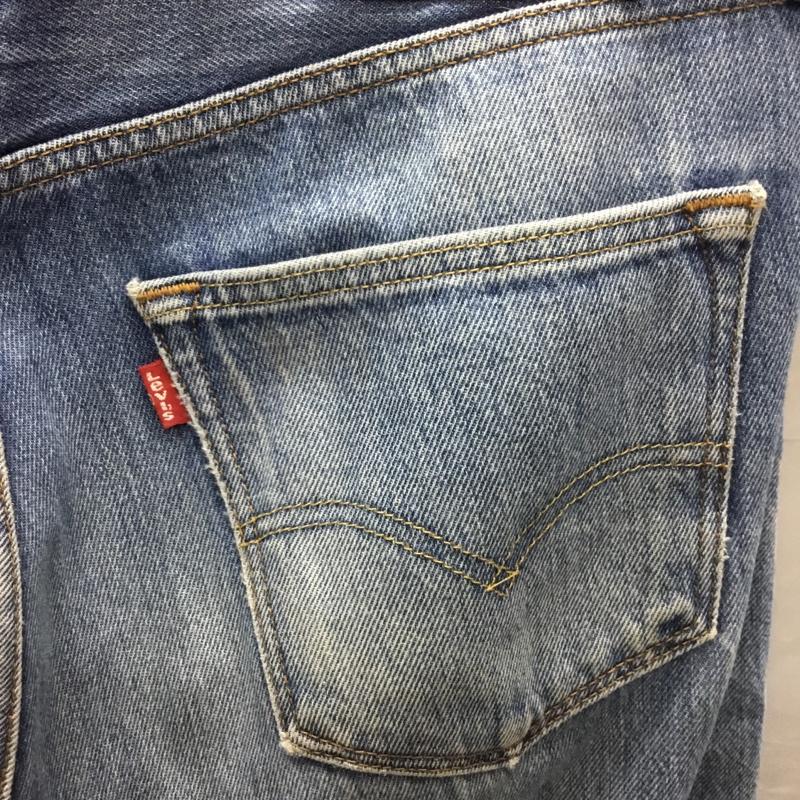 リーバイストラウスアンドコー Levi Strauss & co. パンツ デニム、ジーンズ デニムパンツ ストレートパンツ ワイドパンツ カジュアルパンツ 33インチ 無地 インディゴ / インディゴ /  メンズ USED 古着 中古 10122384