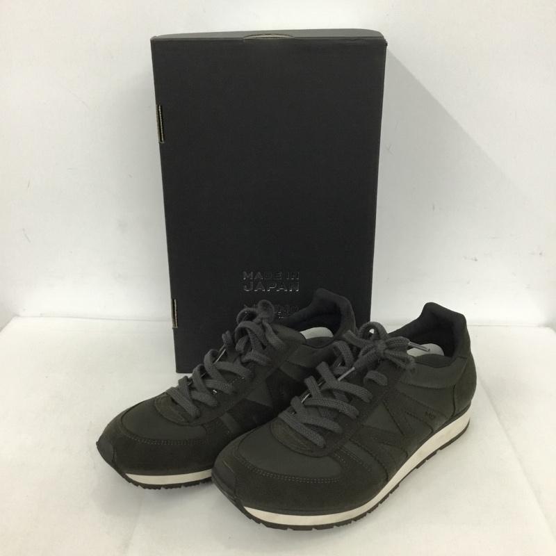 ミズノ MIZUNO スニーカー スニーカー MARGARET HOWELL D1GD186605 23.5cm 箱有 23.5cm ロゴ、文字 カーキ / カーキ / レディース USED 古着 中古 10128285