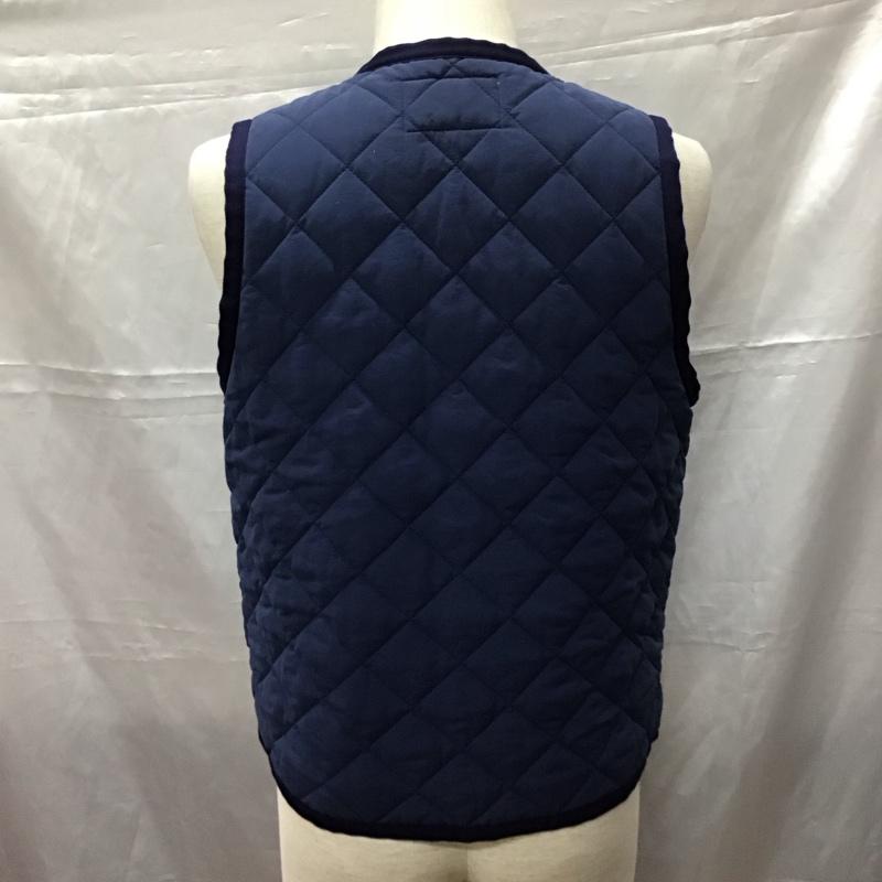 トロフィークロージング TROPHY CLOTHING ベスト ベスト ベスト キルティングベスト ノースリーブカットソー M 無地 紺 / ネイビー / メンズ USED 古着 中古 10110986