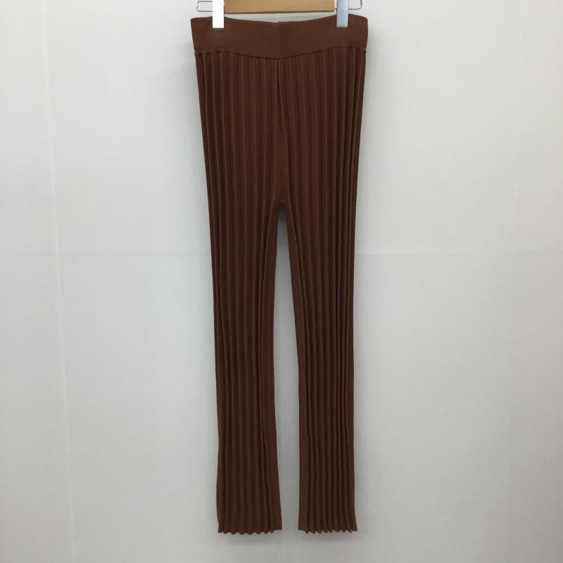ジーナシス JEANASIS セットアップ セットアップ FREE 無地 茶 / ブラウン / レディース USED 古着 中古 10134141