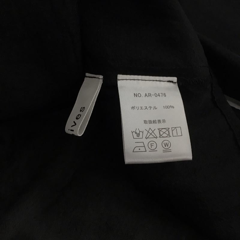 アルシーヴ archives シャツ、ブラウス 長袖 シアーシャツ ショート丈 無地 黒 / ブラック / レディース USED 古着 中古 10133884