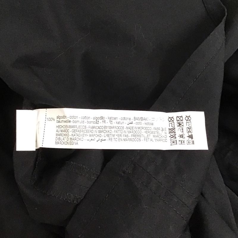 ザラ ZARA ワンピース ロングスカート ノースリーブ ジップアップ M 無地 黒 / ブラック / レディース USED 古着 中古 10144384