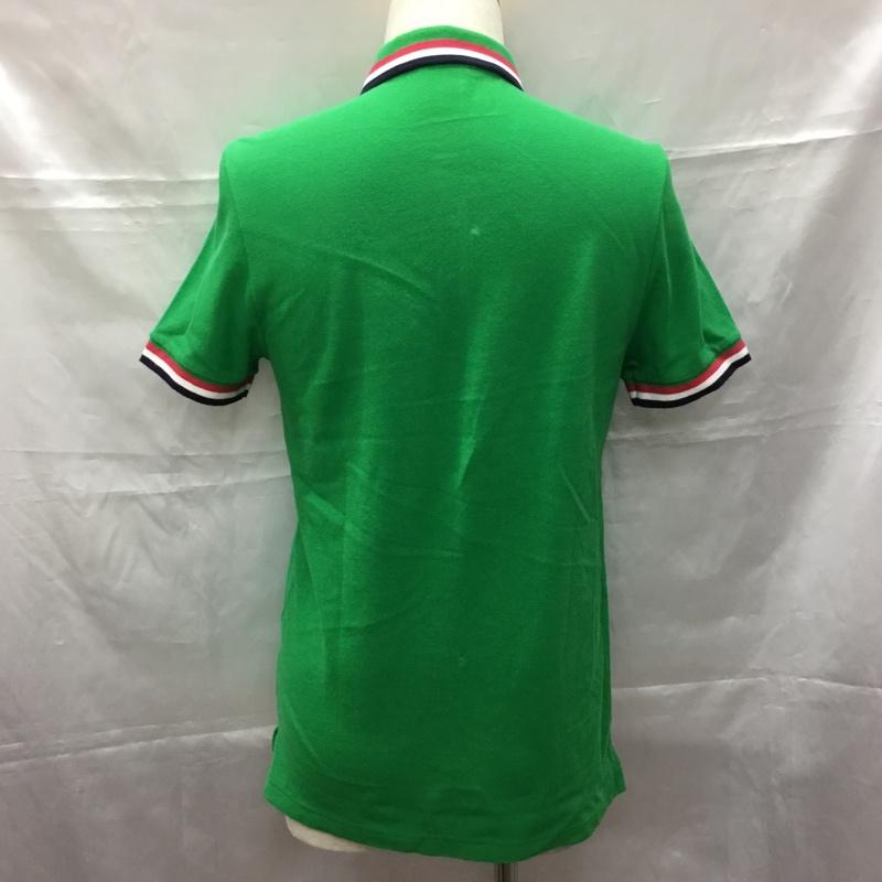 ラコステ LACOSTE ポロシャツ 半袖 半袖ポロシャツ カラーシャツ 半袖カットソー 3 ロゴ、文字 緑 / グリーン / メンズ USED 古着 中古 10109276