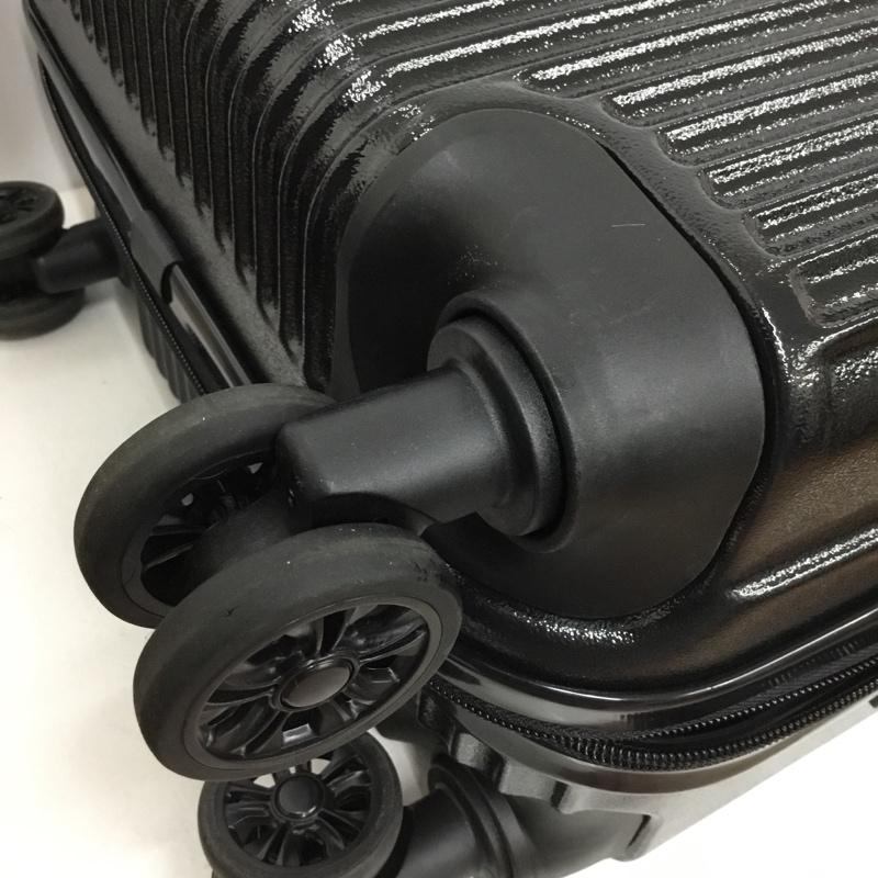 マキコーポレーション MAKI CORPORATION スーツケース、トランク スーツケース、トランク 5401-48 機内持込サイズ タグ付き キャリーケース 無地 黒 / ブラック / メンズ USED 古着 中古 10131642