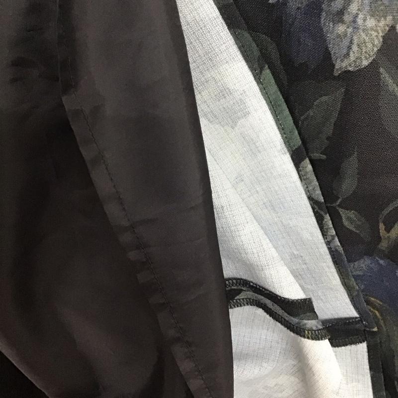 リエンダ rienda スカート ロングスカート 110GS631-0720 アシンメトリーパネルJ/WフレアSK M 総柄 マルチカラー / マルチカラー / レディース USED 古着 中古 10137830