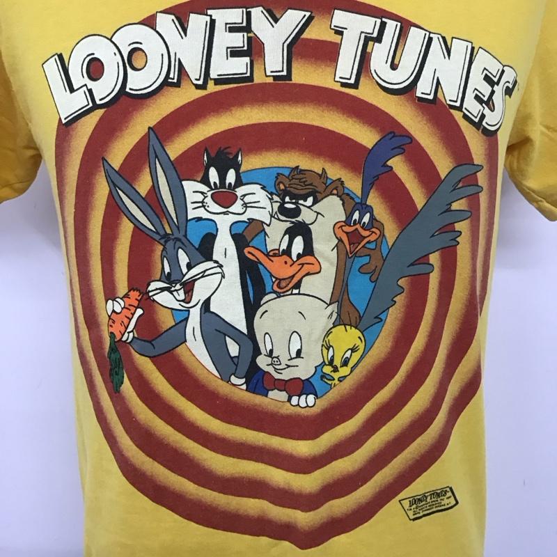 古着 USED Tシャツ 半袖 半袖カットソー プリントTシャツ クルーネックカットソー ロゴ、文字 黄 / イエロー /  メンズ USED 古着 中古 10110949