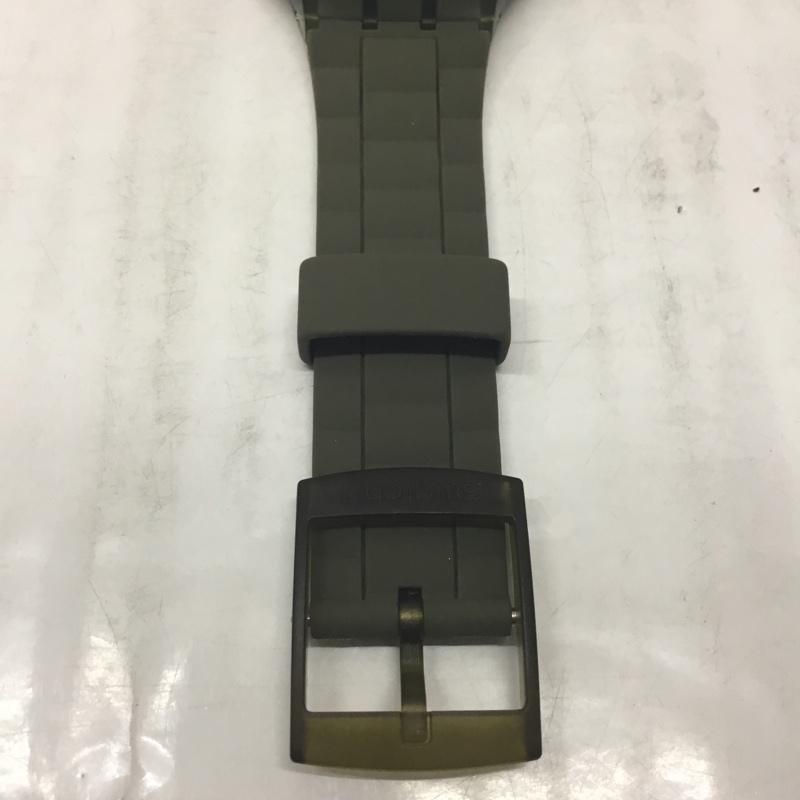 スウォッチ Swatch 腕時計 アナログ(クォーツ式) ロゴ、文字 カーキ / カーキ / メンズ USED 古着 中古 10114207