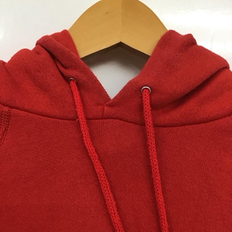 古着 USED パーカー 長袖 長袖パーカー プルオーバーパーカー スウェット 90s L 無地 赤 / レッド / メンズ USED 古着 中古 10131377