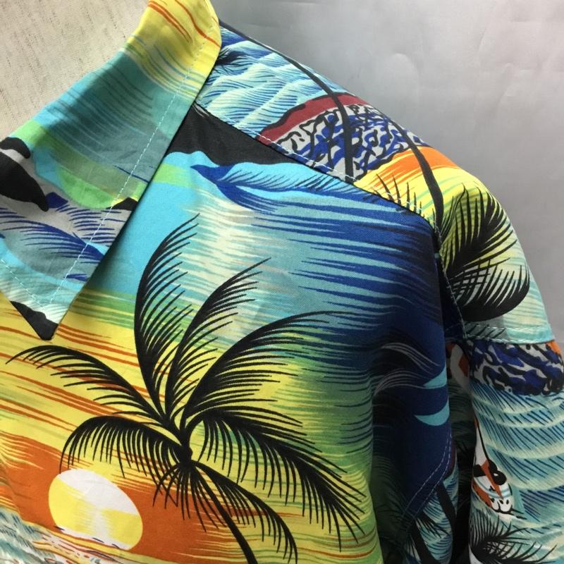 古着 USED シャツ、ブラウス 半袖 半袖シャツ カラーシャツ 半袖カットソー アロハシャツ XL プリント マルチカラー / マルチカラー /  メンズ USED 古着 中古 10109005