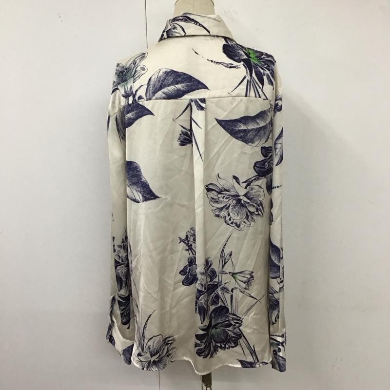 ザラ ZARA シャツ、ブラウス 長袖 長袖シャツ カラーシャツ プリントシャツ 長袖カットソー M プリント マルチカラー / マルチカラー / レディース USED 古着 中古 10117996