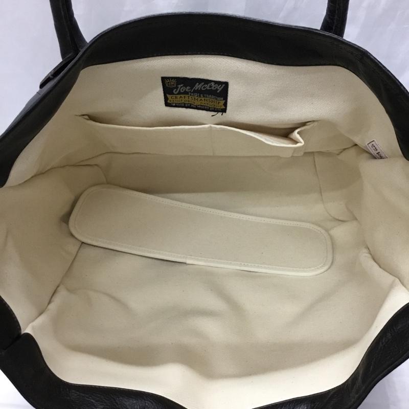 ジョーマッコイ JOE McCOY トートバッグ トートバッグ 豊岡 レザー パッチワーク 無地 黒 / ブラック / メンズ USED 古着 中古 10115252