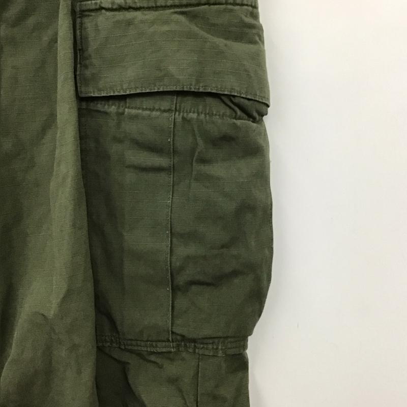 ミリタリー ミリタリー パンツ ワークパンツ、ペインターパンツ ミリタリーパンツ ワイドパンツ 68年 アメリカ軍 フアティーグパンツ 27インチ 無地 カーキ / カーキ / メンズ USED 古着 中古 10132402