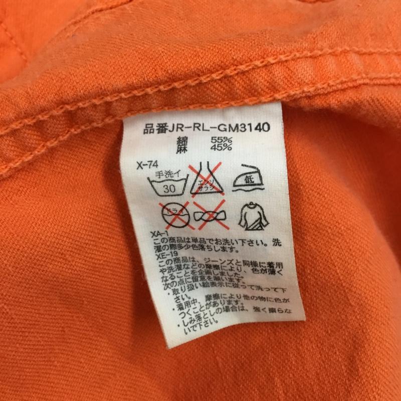 ポロバイラルフローレン Polo by RALPH LAUREN ジャケット、上着 ジャケット、ブレザー JR-RL-GM3140 コットンリネン L 無地 橙 / オレンジ / メンズ USED 古着 中古 10111394