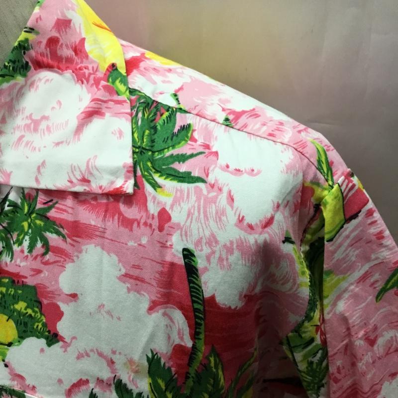 古着 USED シャツ、ブラウス 半袖 半袖シャツ カラーシャツ 半袖カットソー アロハシャツ M 総柄 マルチカラー / マルチカラー /  メンズ USED 古着 中古 10108536