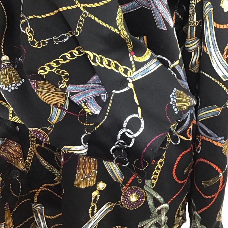 ページボーイ PAGEBOY シャツ、ブラウス 長袖 長袖シャツ カラーシャツ 長袖カットソー 総柄シャツ FREE プリント マルチカラー / マルチカラー / レディース USED 古着 中古 10122417