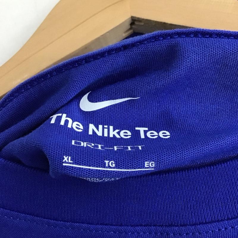 ナイキ NIKE Tシャツ 半袖 dx2184-480 半袖カットソー スポーツウェア プリントTシャツ XL プリント 青 / ブルー / メンズ USED 古着 中古 10132345