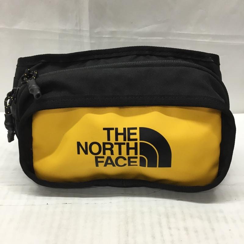 ザノースフェイス THE NORTH FACE ウエストバッグ ウエストバッグ NF0A3KZX EXPLORE HIP PACK ロゴ、文字 黒 / ブラック / X 黄 / イエロー / メンズ USED 古着 中古 10110066