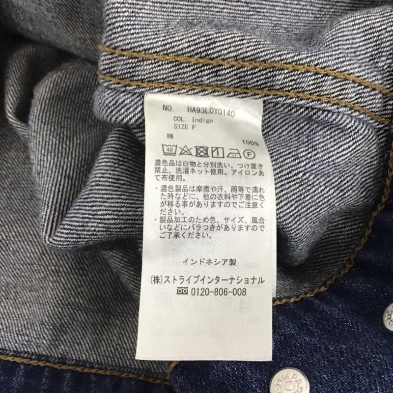 アメリカンホリック AMERICAN HOLIC ジャケット、上着 ジャケット、ブレザー デニムジャケット Gジャン FREE 無地 インディゴ / インディゴ / レディース USED 古着 中古 10140631