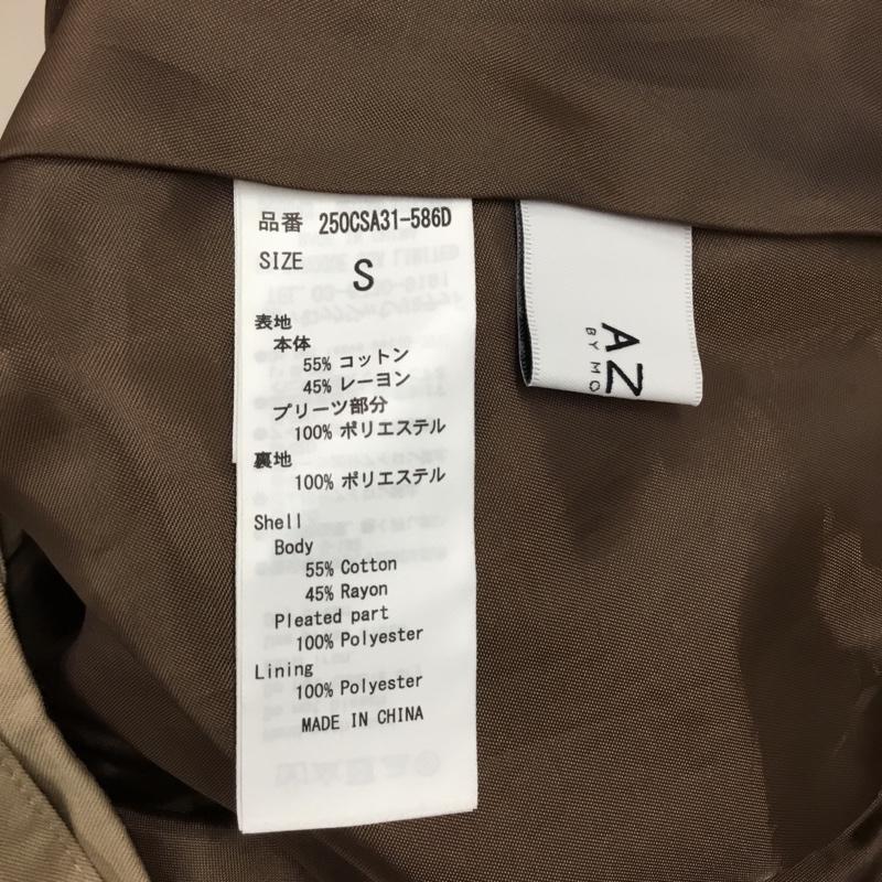 アズールバイマウジー AZUL BY MOUSSY スカート ロングスカート 250csa31-586d ASYMMETRYCOMBISKIRT ロングスカート フレアスカート S 無地 茶 / ブラウン / レディース USED 古着 中古 10112283