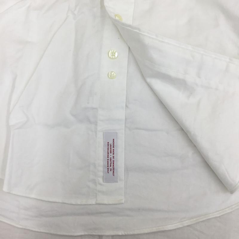 ブルックスブラザーズ BROOKS BROTHERS シャツ、ブラウス 長袖 無地 白 / ホワイト / メンズ USED 古着 中古 10138857