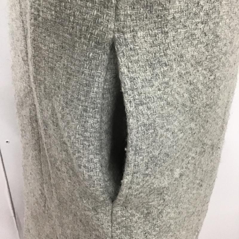 ナチュラルビューティーベーシック NATURAL BEAUTY BASIC コート コート一般 S 無地 灰 / グレー / レディース USED 古着 中古 10105704