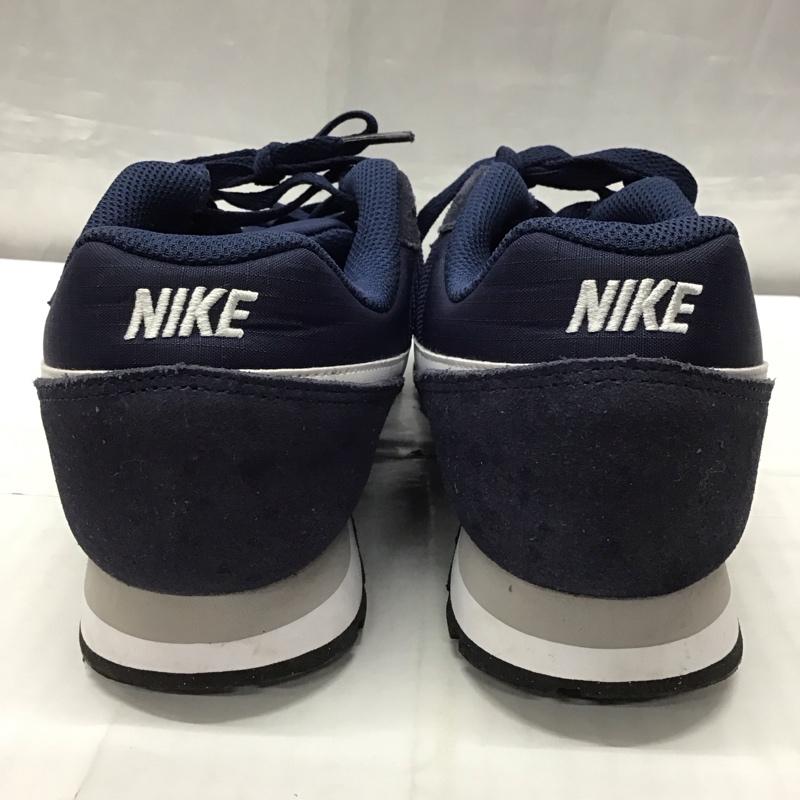 ナイキ NIKE スニーカー スニーカー 749794-410 MD RUNNER 2 25cm 25.0cm ロゴ、文字 紺 / ネイビー / レディース USED 古着 中古 10116059