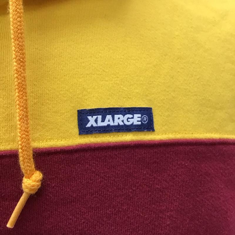エクストララージ XLARGE パーカー 長袖 長袖パーカー フード付きパーカー プリントスウェット トレーナー S ロゴ、文字 マルチカラー / マルチカラー / メンズ USED 古着 中古 10114390