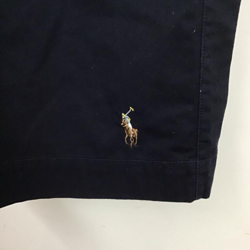 ポロバイラルフローレン Polo by RALPH LAUREN パンツ ショートパンツ ショートパンツ ハーフパンツ カジュアルパンツ M ロゴ、文字 紺 / ネイビー /  メンズ USED 古着 中古 10125151