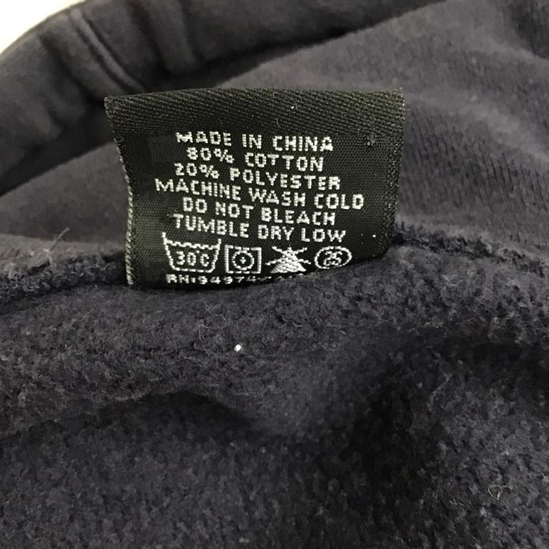 ステューシー STUSSY パーカー 長袖 プルオーバー スウェット 裏起毛 S ロゴ、文字 紺 / ネイビー / メンズ USED 古着 中古 10122157