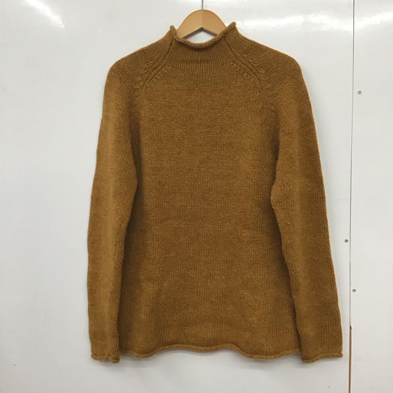 ジェイクルー J.CREW ニット、セーター 長袖 長袖ニットカットソー タートルネック セーター M 無地 橙 / オレンジ / メンズ USED 古着 中古 10135907