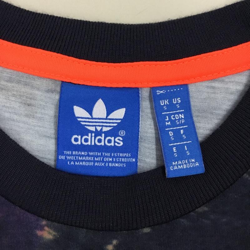 アディダスオリジナルス adidas originals Tシャツ 半袖 AJ7871 RainyLongRunningS/STee 半袖カットソー スポーツウェア クルーネックカットソー M ロゴ、文字 マルチカラー / マルチカラー / メンズ USED 古着 中古 10106584