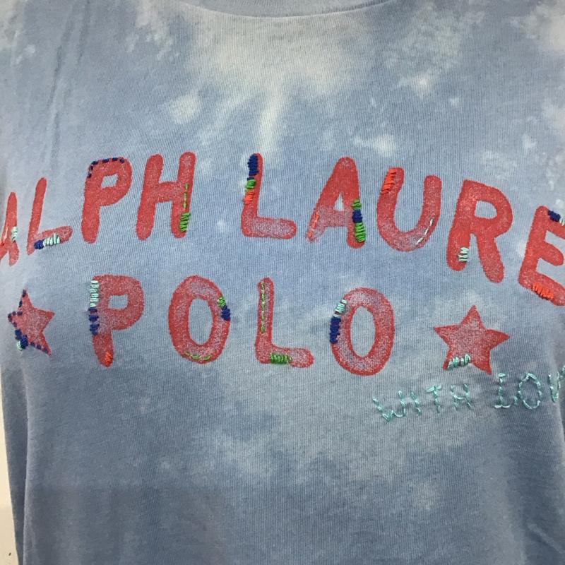 ポロラルフローレン POLO RALPH LAUREN Tシャツ 半袖 半袖カットソー プリントTシャツ クルーネックカットソー XS ロゴ、文字 マルチカラー / マルチカラー / レディース USED 古着 中古 10112198