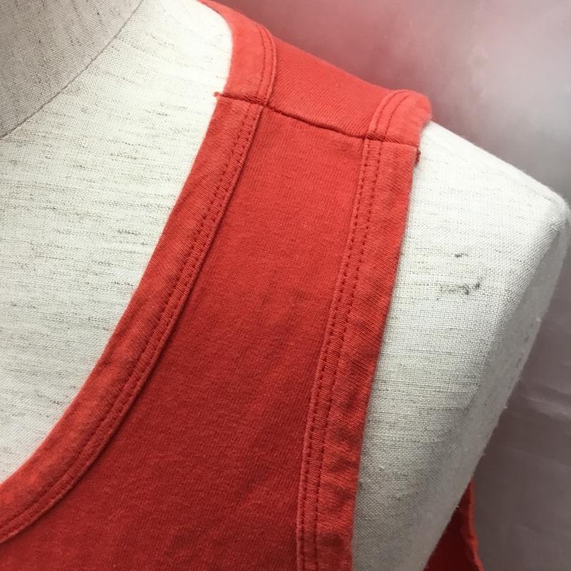 ステューシー STUSSY タンクトップ タンクトップ タンクトップ ノースリーブカットソー プリントカットソー XL プリント 赤 / レッド / メンズ USED 古着 中古 10114784