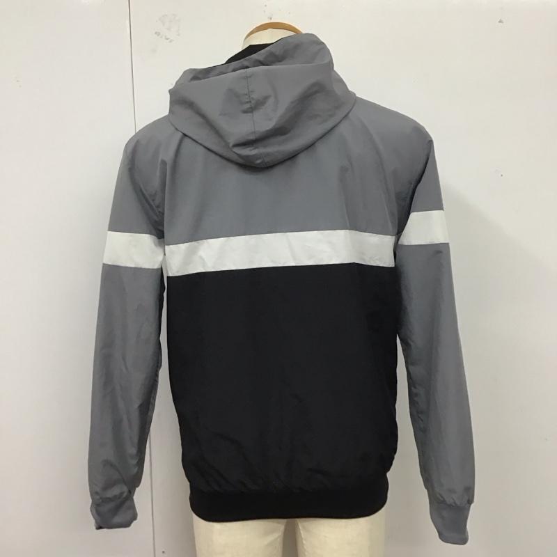 アディダスオリジナルス adidas originals ジャケット、上着 ジャケット、ブレザー ジップアップパーカー ナイロンジャケット スポーツウェア アウター ロゴ、文字 黒 / ブラック / メンズ USED 古着 中古 10122089