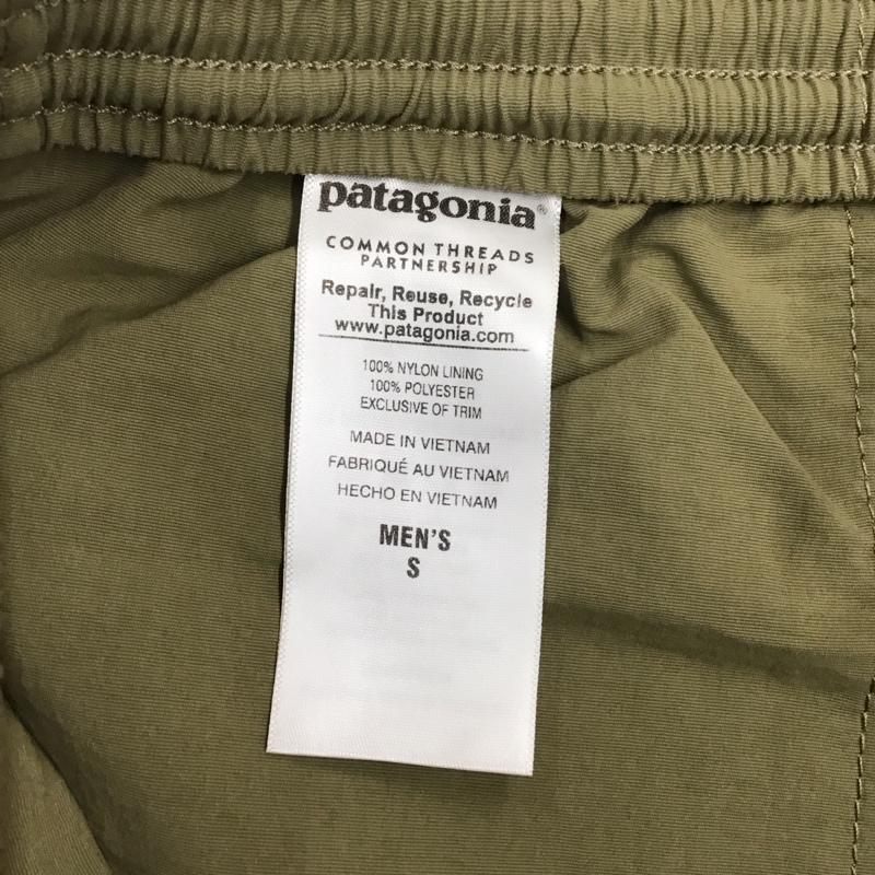 パタゴニア patagonia ボトムス ボトムス 55210SP16 ナイロンパンツ S ロゴ、文字 ベージュ / ベージュ / メンズ USED 古着 中古 10121174