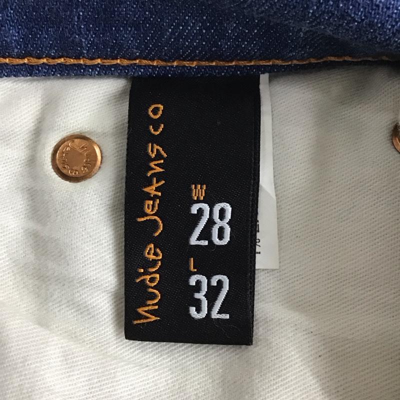 ヌーディージーンズ Nudie Jeans パンツ デニム、ジーンズ デニムパンツ スリムパンツ カジュアルパンツ ストレッチパンツ 28インチ 無地 インディゴ / インディゴ / メンズ USED 古着 中古 10131340