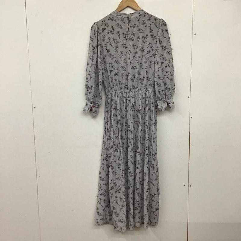 ロペピクニック ROPE PICNIC ワンピース ロングスカート 長袖ロングワンピース フレアスカート 38 総柄 マルチカラー / マルチカラー / レディース USED 古着 中古 10134211