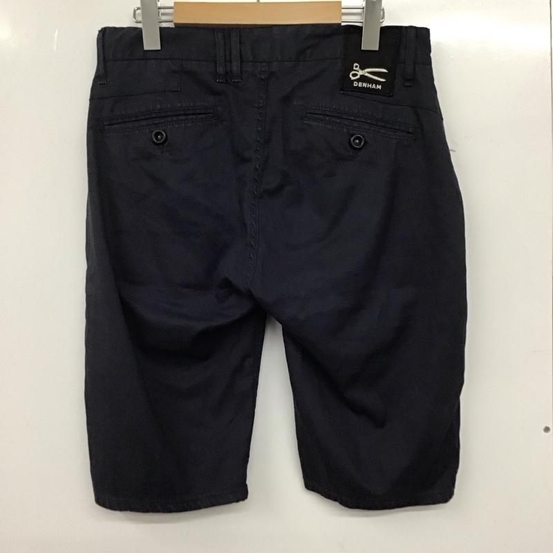 デンハム DENHAM パンツ ショートパンツ ショートパンツ ハーフパンツ カジュアルパンツ 30インチ 無地 紺 / ネイビー / メンズ USED 古着 中古 10134709