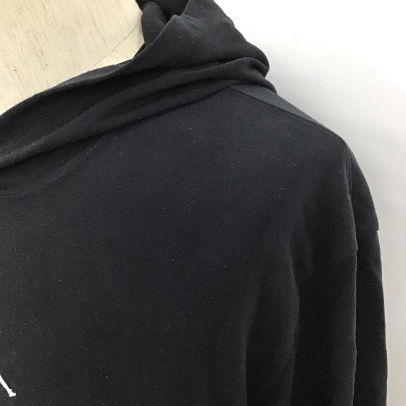 エアジョーダン AIR JORDAN カットソー 半袖 da9872-010 半袖パーカー スポーツウェア プリントTシャツ L ロゴ、文字 黒 / ブラック / メンズ USED 古着 中古 10111495