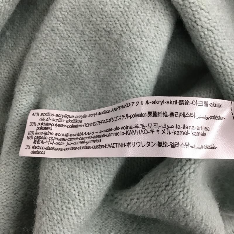 ザラ ZARA ニット、セーター 長袖 M 無地 水色 / ライトブルー / レディース USED 古着 中古 10124878