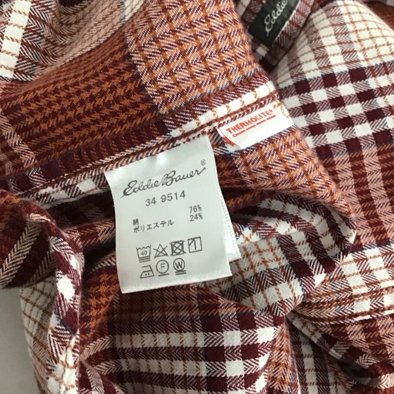 エディーバウアー Eddie Bauer シャツ、ブラウス 長袖 M チェック マルチカラー / マルチカラー / メンズ USED 古着 中古 10141180